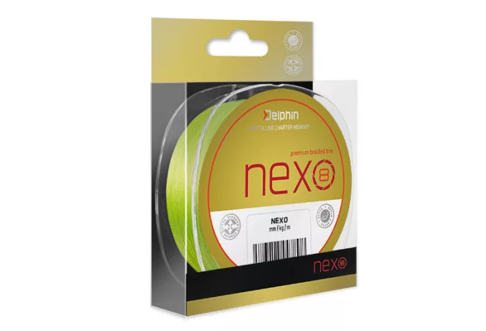 Delphin NEXO 8 / fluo zöld 0,10mm 6,2kg 300m
