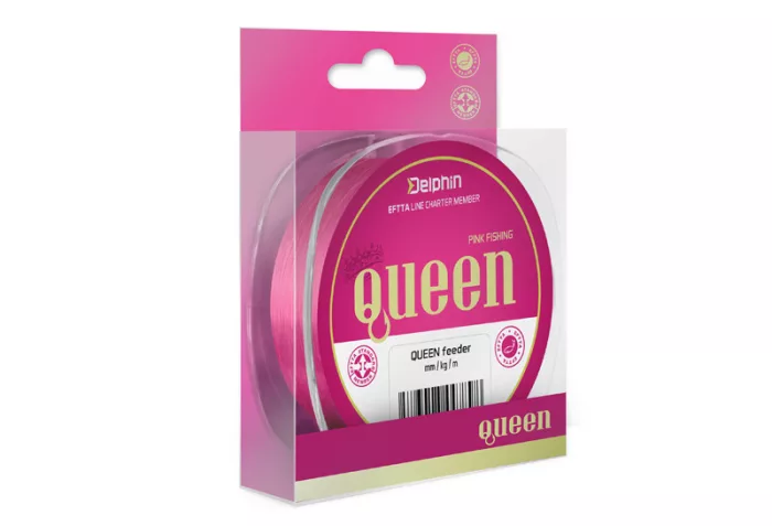 Delphin QUEEN Feeder / rózsaszín 0,28mm 5,9kg 300m