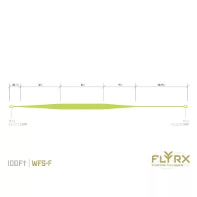 Delphin FLYRX fonott legyezőzsinór WF5-F / 100 FT