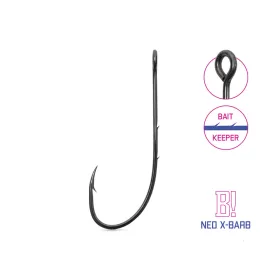 Delphin B! NEO X-BARB Cheburashka horog / 8db 4/0