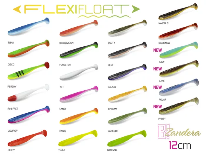 DuoPACK BOX Delphin ZANDERA FlexiFLOAT UVs / 6x 5db 12cm/CAKE