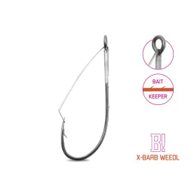   Delphin B! X-BARB WEEDL bokorugró cheburashka horog / 8db 1/0