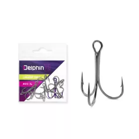 Delphin B! LureHook TRIPLE hármashorog / 6db 1/0
