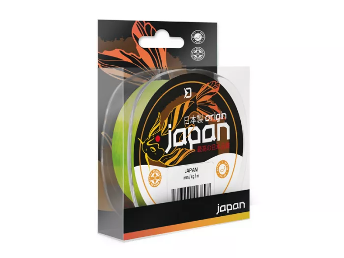 Monofil Delphin JAPAN Origin / Fluo sárga 0,181mm 2,91kg 350m