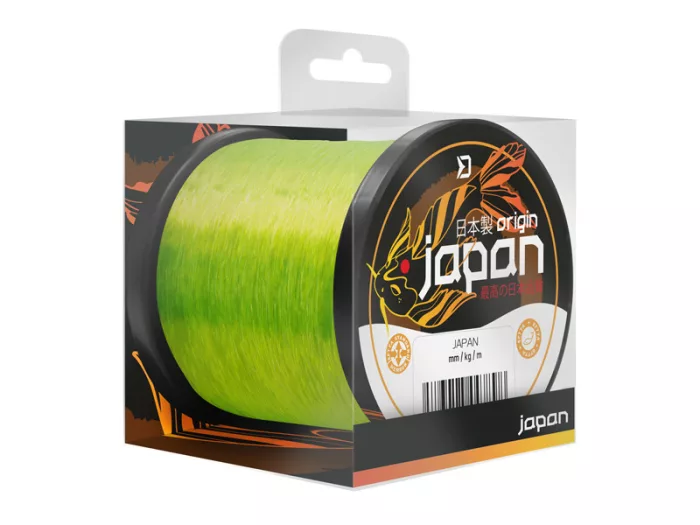 Monofil Delphin JAPAN Origin / Fluo sárga 0,286mm 6,31kg 300m