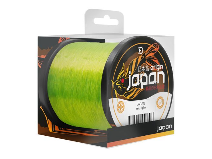 Monofil Delphin JAPAN Origin / Fluo sárga 0,330mm 8,23kg 1100m