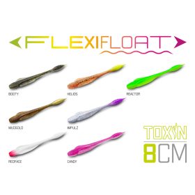 Műcsali Delphin TOXIN UVs / 8 db 8cm / CANDY