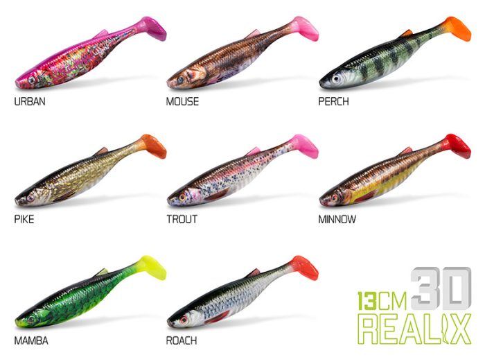 Műcsali Delphin Realix 3D / 2 db 13cm / Minnow
