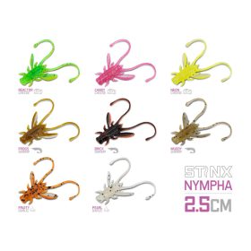 Műcsali Delphin B! Stinx NYMPHA / 20 db 2.5cm / NEON