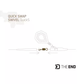 Delphin THE END QuickS gyorskapcsos forgó / 10 db #4