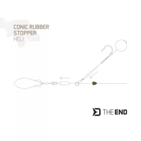 Delphin THE END Heli Stopper ütköző gyöngy / 15 db 