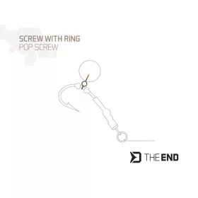 Delphin THE END POP Screw csavar karikával / 15 db S