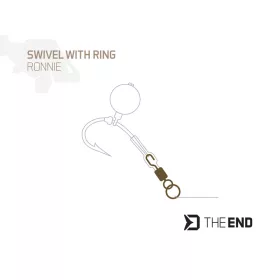 Delphin THE END Ronnie forgó karikával / 10 db #6/13kg