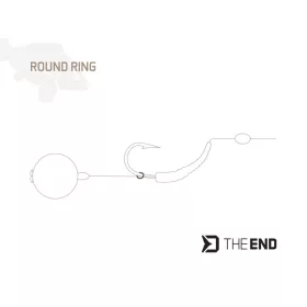 Delphin THE END Ring fém karika / 30 db 3.1mm