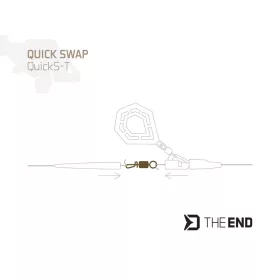   Delphin THE END QuickS-T gyorskapcsos forgó / 10 db #4 / 35kg