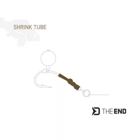 Delphin THE END zsugorcső / 50 db 1,6 mm × 43 mm / barna