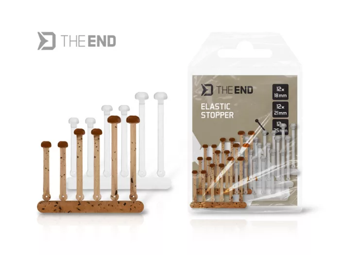 Delphin TheEND rugalmas stopper / 36 db 18, 21, 25 mm / Ground+Clear