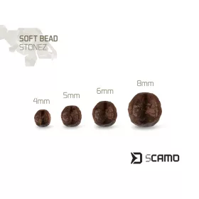 Delphin sCAMO STONEZ puha ütköző gyöngyök 40 db 8mm
