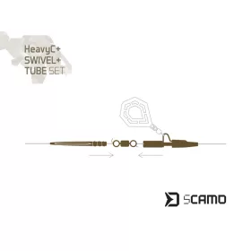 Delphin sCAMO HeavyC + Swivel + Tube szett 5 db szett #4