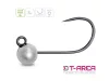 Delphin T-AREA BL Tungsten jig / 5 db ezüst/4mm/0,6g/#6