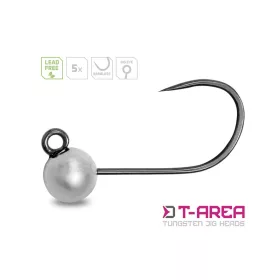 Delphin T-AREA BL Tungsten jig / 5 db ezüst/4mm/0,6g/#6