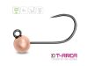 Delphin T-AREA BL Tungsten jig / 5 db réz/4,6mm/0,9g/#6