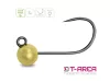 Delphin T-AREA BL Tungsten jig / 5 db arany/4,6mm/0,9g/#6