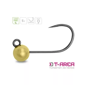 Delphin T-AREA BL Tungsten jig / 5 db arany/4,6mm/0,9g/#6