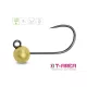Delphin T-AREA BL Tungsten jig / 5 db arany/4,6mm/0,9g/#6