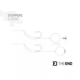   Delphin CLASSIC bojli stopper készlet / 126 db S,M,L/transparent+camo green