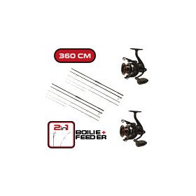   CARP EXPERT MAX2 BOT DOUBLE TIP 360 MAX2 DT 6000 ORSÓVAL DUOPACK