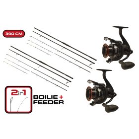   CARP EXPERT MAX2 BOT DOUBLE TIP 390 MAX2 DT 6000 ORSÓVAL DUOPACK