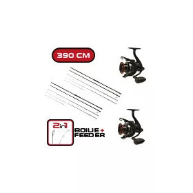   CARP EXPERT MAX2 BOT DOUBLE TIP 390 MAX2 DT 6000 ORSÓVAL DUOPACK