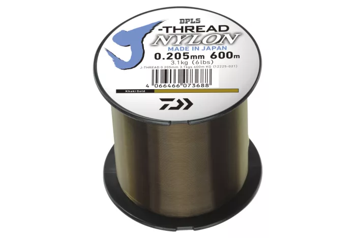 Daiwa J-Threads DPLS
khaki gold 0.405mm 12.50kg 600m 1db