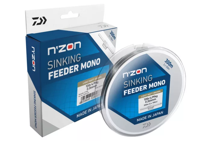 Daiwa N'Zon Sinking Feeder Mono
matt braun 0.28mm 5.72kg 300m