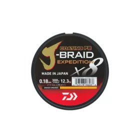 Daiwa J-Braid Expedition X8
300m 0.18mm smash orange