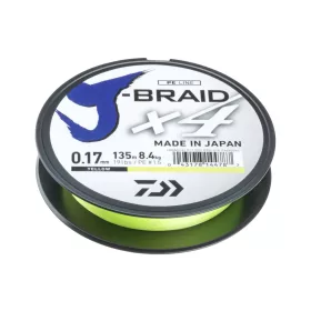Daiwa J-Braid X4
yellow 0.21mm 12.40kg 135m