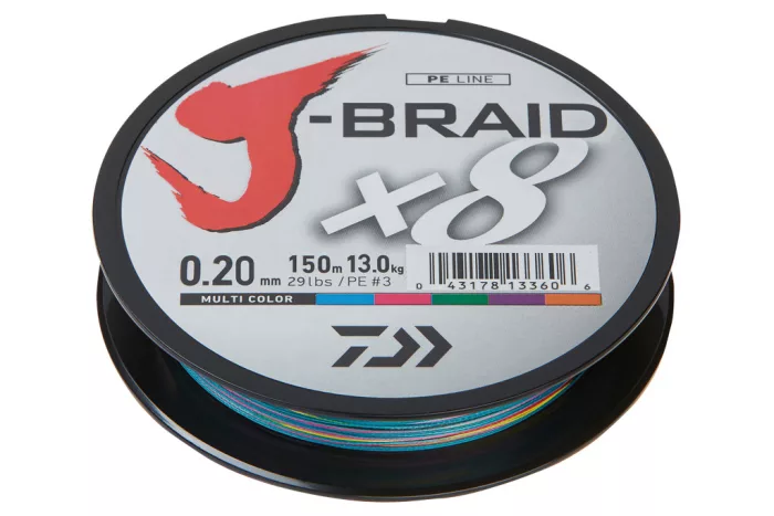 Daiwa J-Braid X8
multi-color 0.51mm 56.00kg 300m