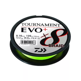   Daiwa Tournament X8 Braid Evo+
chartreuse 0.18mm 15.80kg 2700m