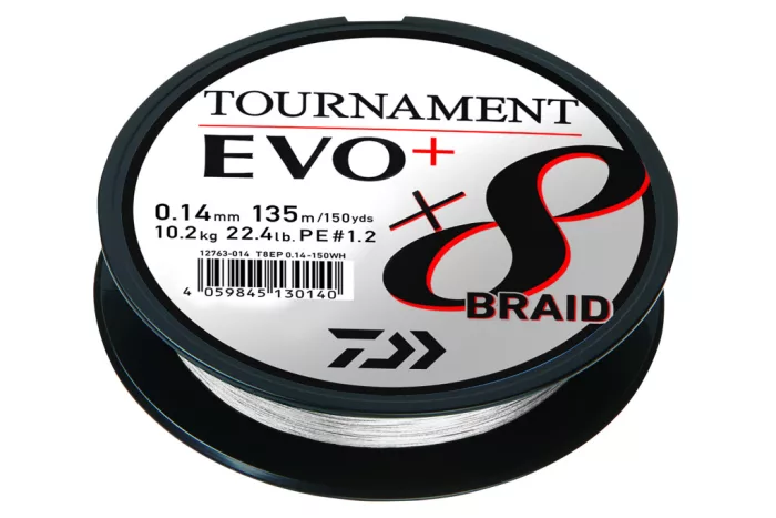Daiwa Tournament X8 Braid Evo+
white 0.16mm 12.20kg 135m