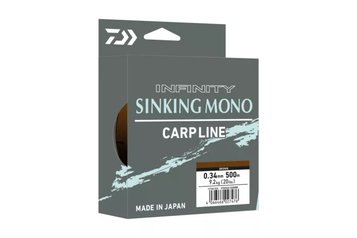 Daiwa Infinity® Sinking Mono
brown 0.30mm 6.90kg 500m