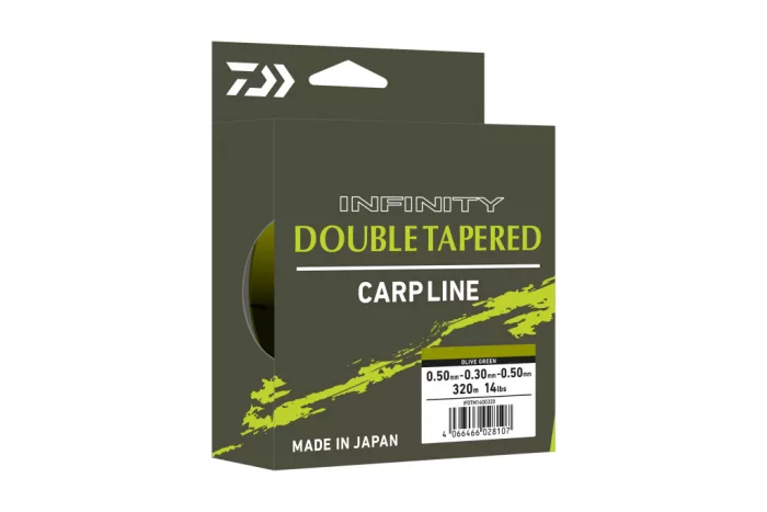 Daiwa Infinity® Double Tapered Mono
olive green 0.30mm 320m