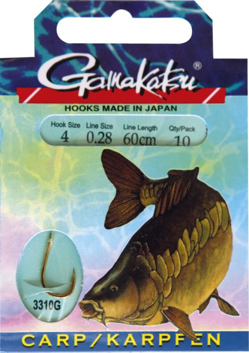 GAMAKATSU Carp előkötött 10/cs. 2 ( BKG-3310G)