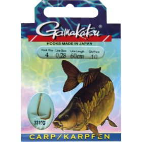 GAMAKATSU Carp előkötött 10/cs. 4 ( BKG-3310G)