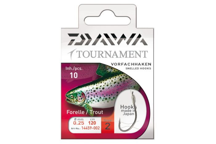 Daiwa Tournament pontyozó horog
black 60cm #8 0.23mm 10db