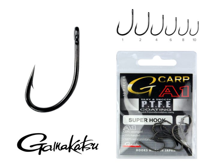 GAMAKATSU A1 Teflon Super Hook 10/ cs.8