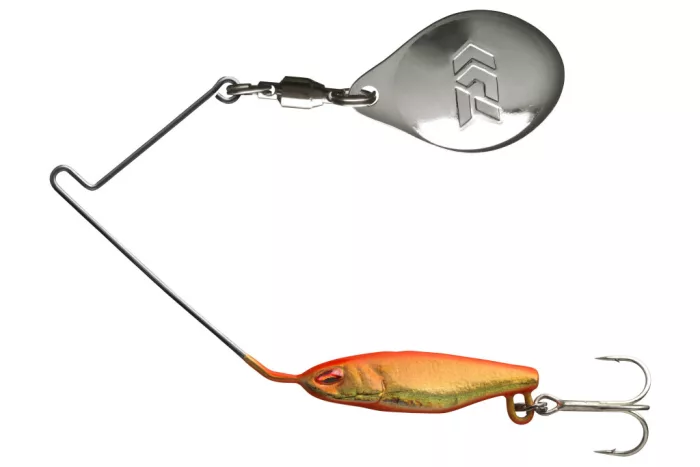 Daiwa Prorex Micro Spinner Fish TG
chromed orange 5.3g