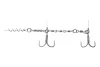 Daiwa Prorex Screw-In Swivel Assist Stinger
70lb #2/0+1/0