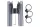 Daiwa Presso Iprimi Rod Stand 2 Rod Addition
szürke 25x15x10cm