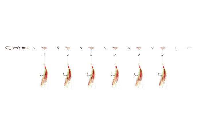 Daiwa GrandWave makrélázó szerelék 360°
red/yellow 135.0cm #2/0 6horog